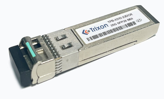 BIDI TX1270nm RX1310nm 25G SFP28 Πληροφορευτής με απόσταση 10km TPB-X510-23DCR