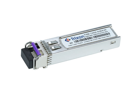 TSB-1202-53DCR 622M BIDI 2km T-1550nm,R1310nm BIDI θερμή ενσωματώσιμη μονάδα δέκτη SFP με 3 έτη