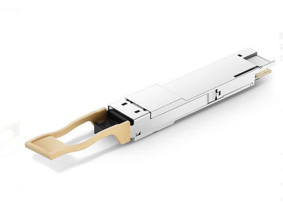 Ταχύτητα μεταφοράς δεδομένων 425Gbps 4x 106.25Gbps 400G Transceiver συμβατό με QSFP-DD MSA HW Rev 5.1 Τύπος 2 Διαμέρισμα για περιοχή θερμοκρασίας 0C-70C